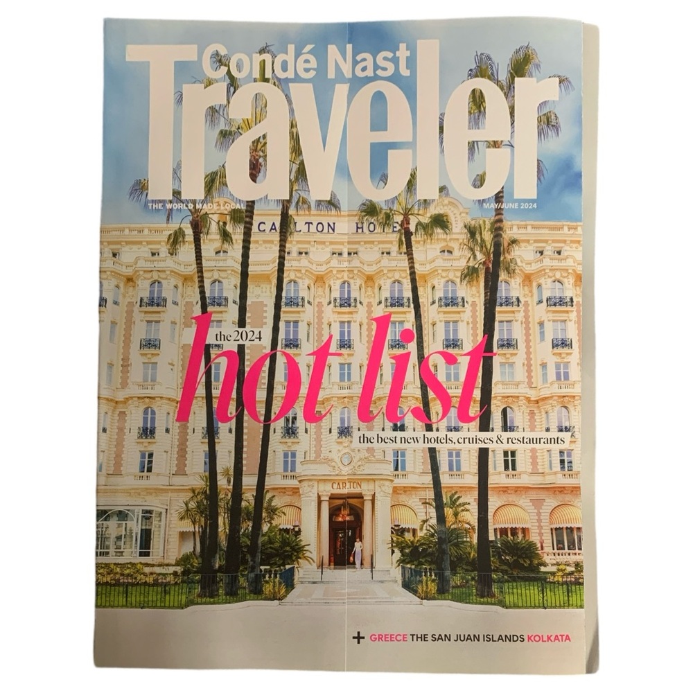 Conde Nast Traveler Magazine May June 2024 Hot List Hotels Cruises Restaurants